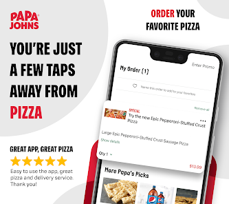 Papa Johns App Store